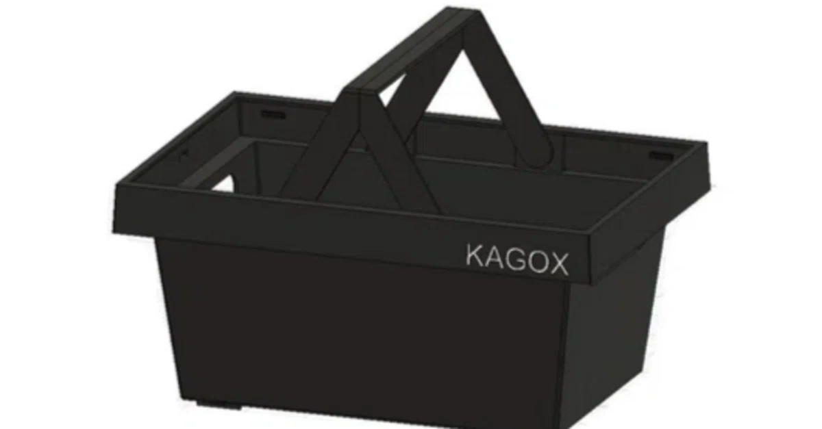 オシャレなカゴ、kagoxのバウハウス風デザイン収納カゴ